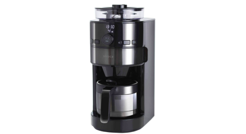 1. コーヒー豆から全自動で抽出「シロカ コーン式全自動コーヒーメーカー」