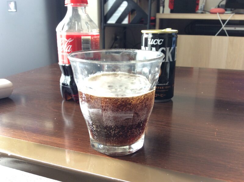 コーヒーとコーラを混ぜたドリンクを実際に作ってみた