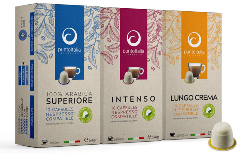 2. Amazon限定ブランド「Punto Italia Espresso Journey ネスプレッソ互換カプセル」