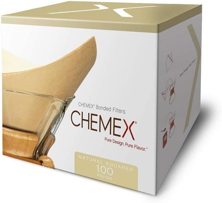1.コーン型の形状が美しい「Chemex コーヒーフィルター 結合円錐形 100枚」