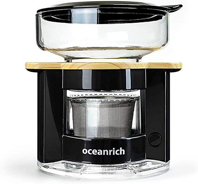 第8位.極小サイズの245g「oceanrich（オーシャンリッチ） 自動ドリップ・コーヒーメーカー ブラック UQ-CR8200BL」