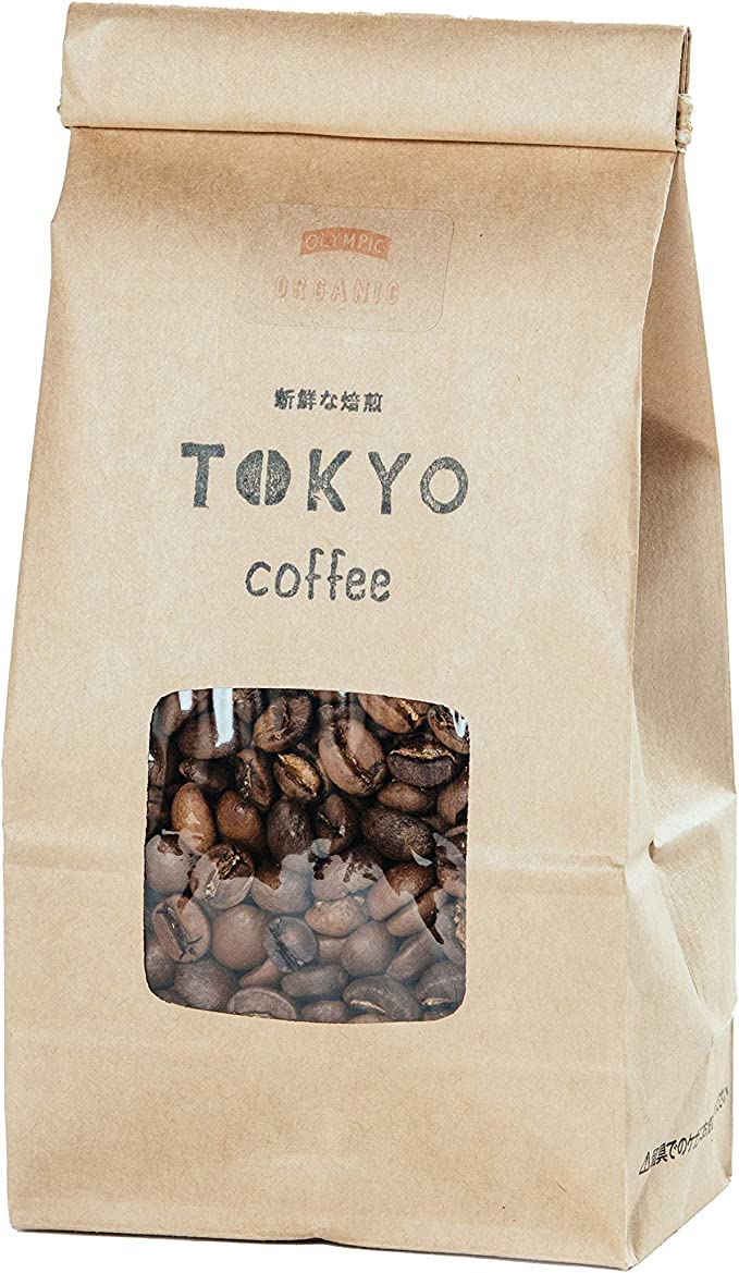 4.オーガニック認定「TOKYO COFFEE 浅煎り オーガニックコーヒー豆 オリンピックブレンド」
